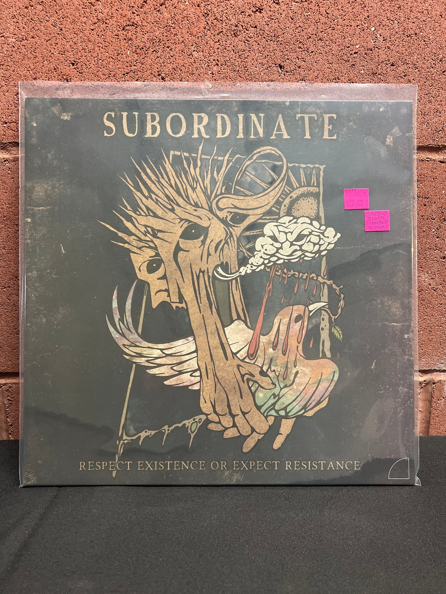 Used Vinyl: Subordinate "Respect Existence or Expect Resistence" LP (Green/Black)