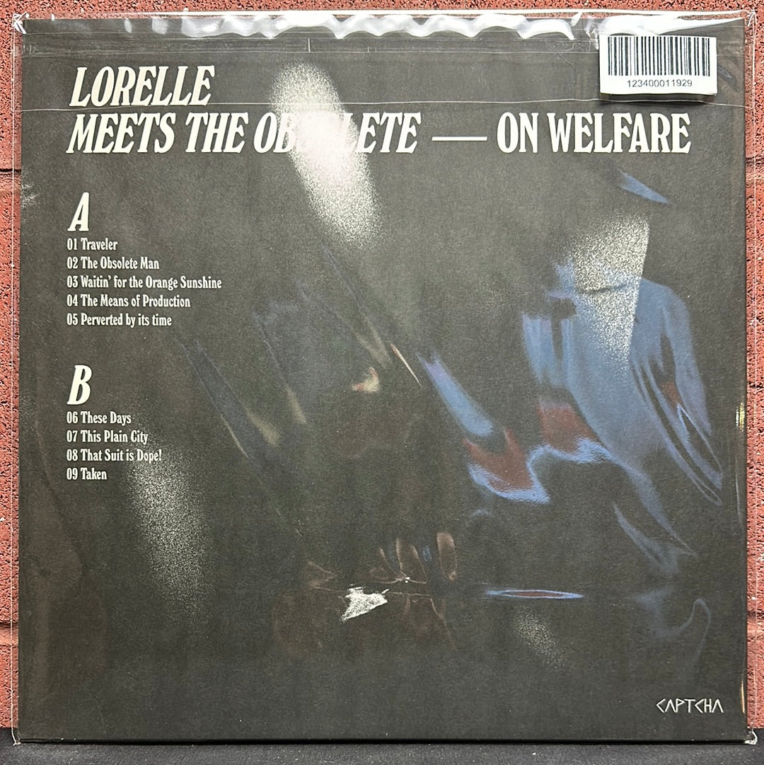 Used Vinyl:  Lorelle Meets The Obsolete ”On Welfare” LP (Yellow white and green vinyl)