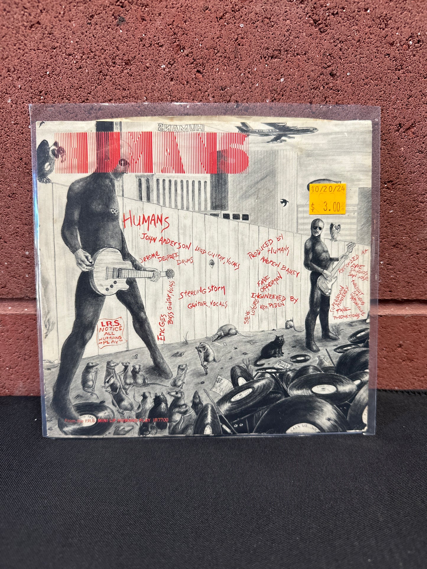 Used Vinyl:  The Humans ”I Live In The City” 7"