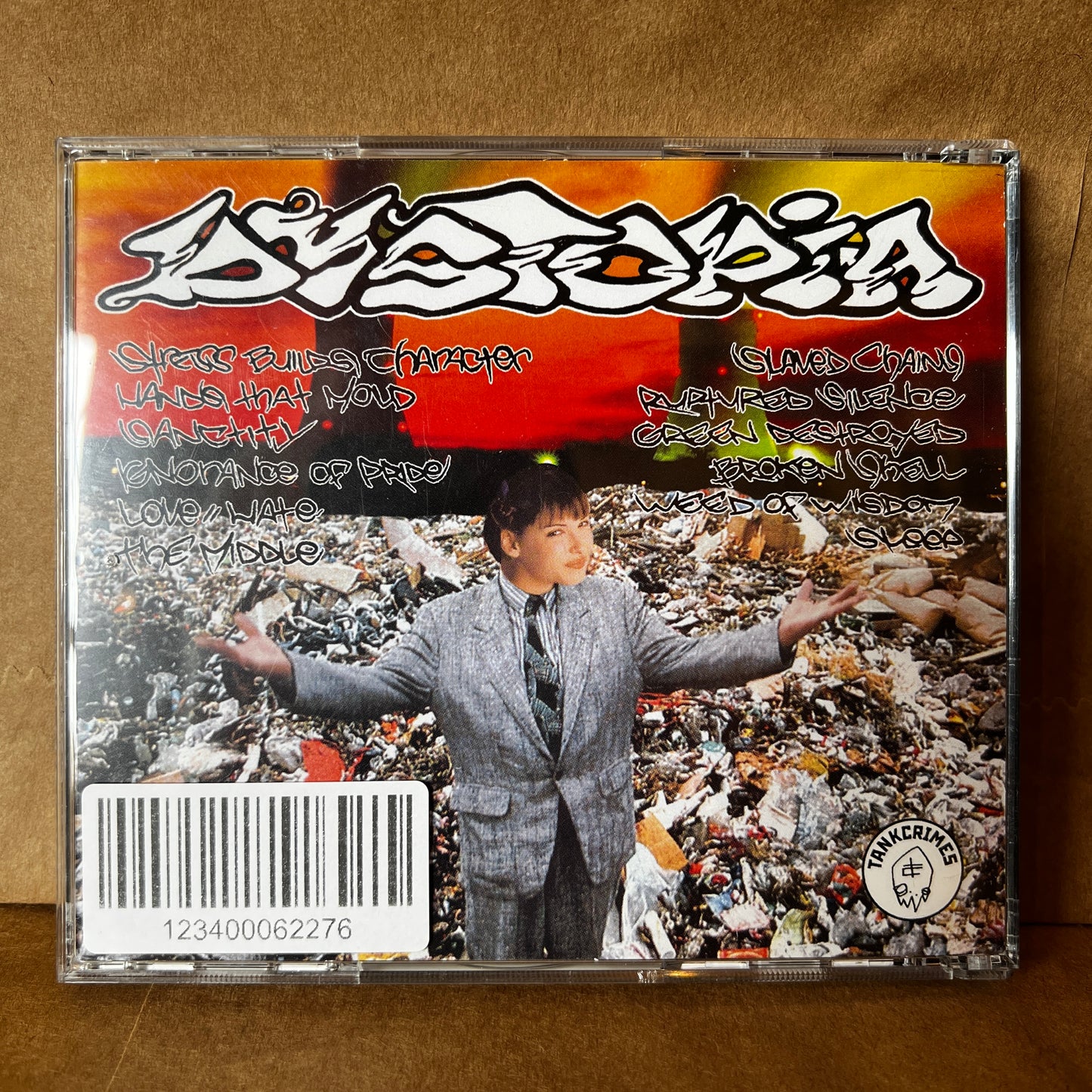 Used CD: Dystopia "Human = Garbage" CD (Tankcrimes pressing)