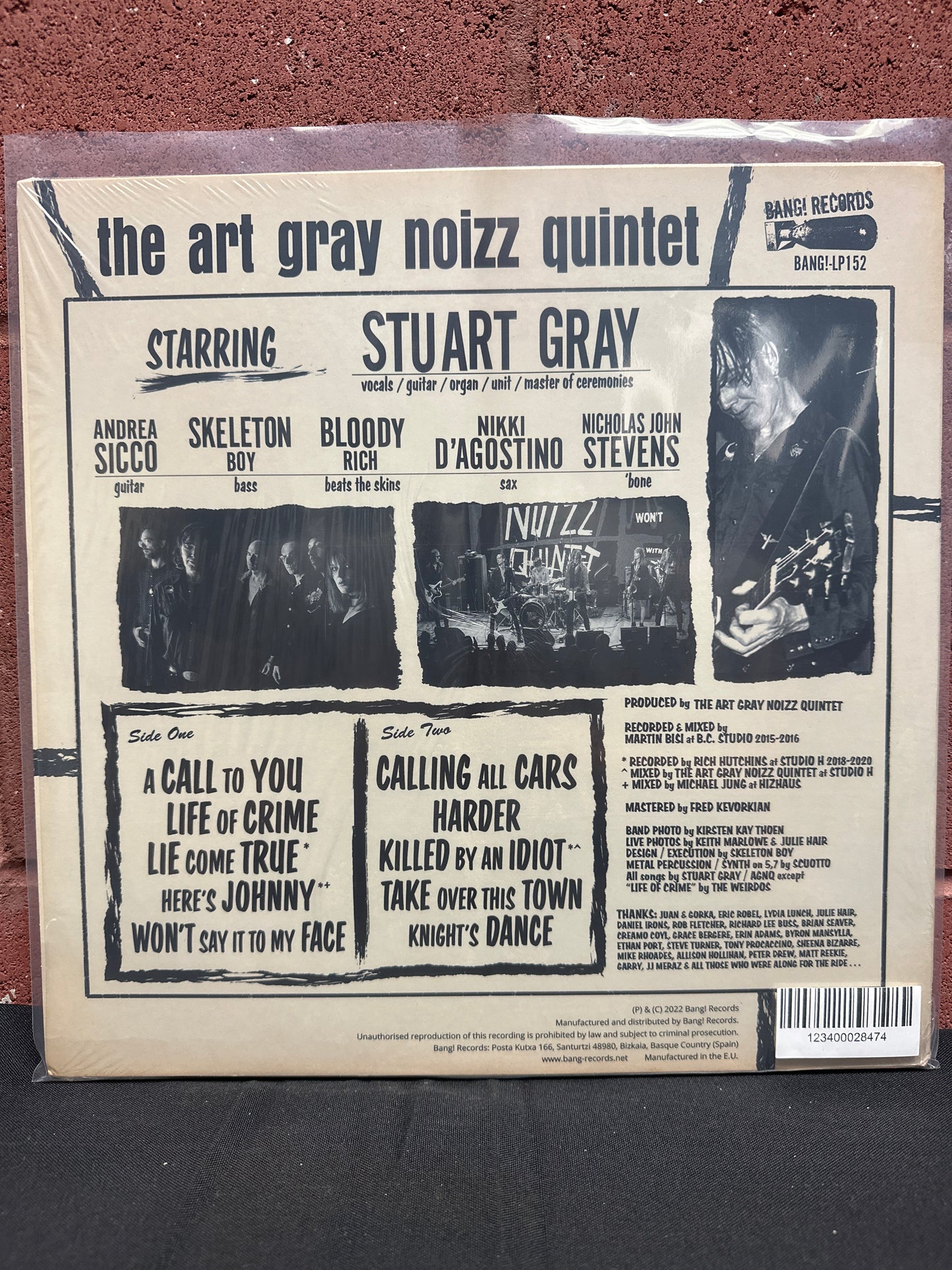 Used Vinyl:  The Art Gray Noizz Quintet ”The Art Gray Noizz Quintet” LP