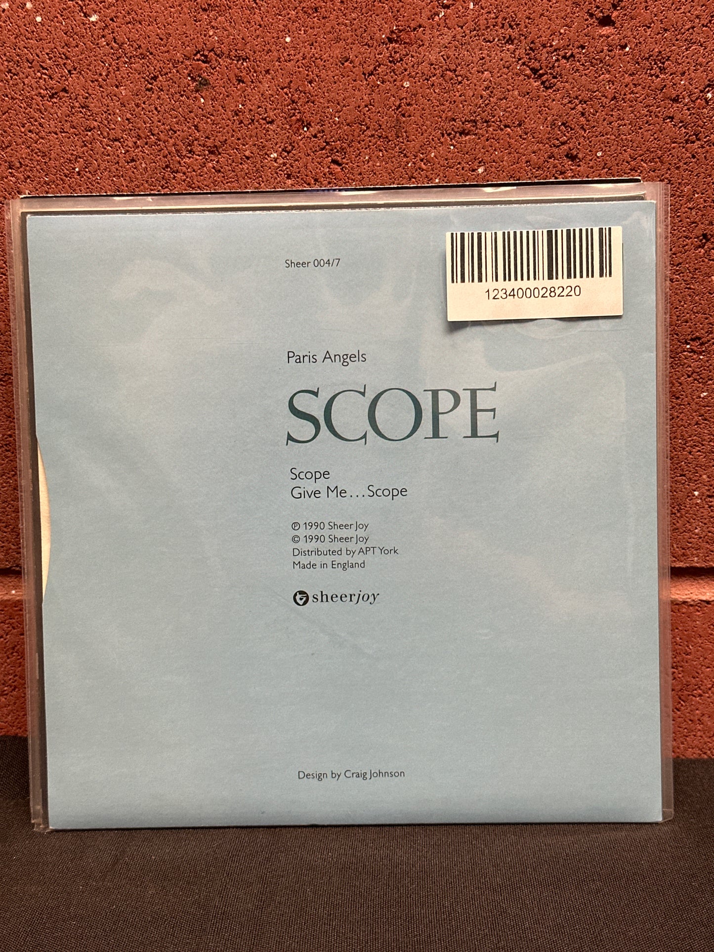 Used Vinyl:  Paris Angels ”Scope” 7"