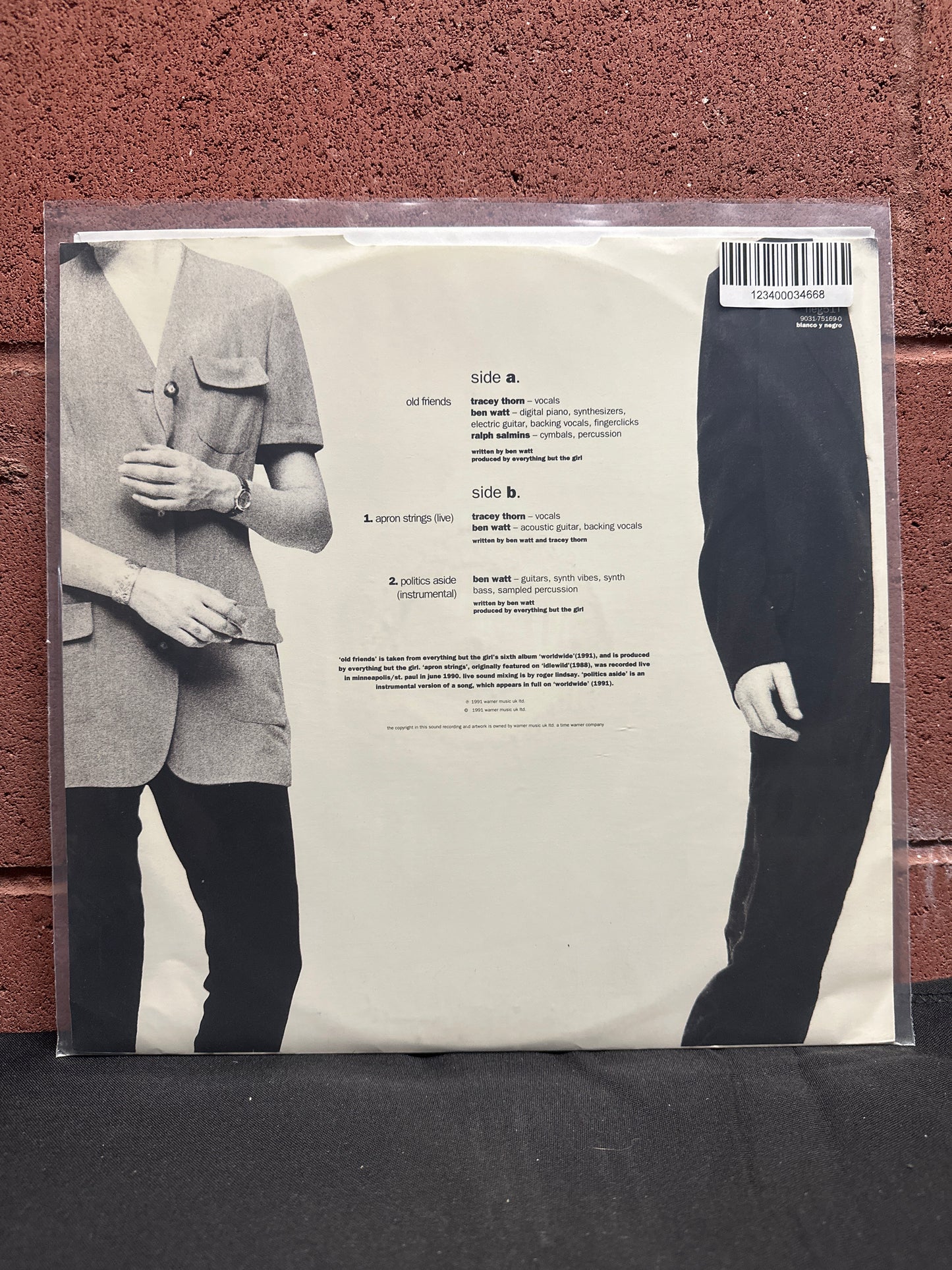 Used Vinyl:  Everything But The Girl ”Old Friends” 12"