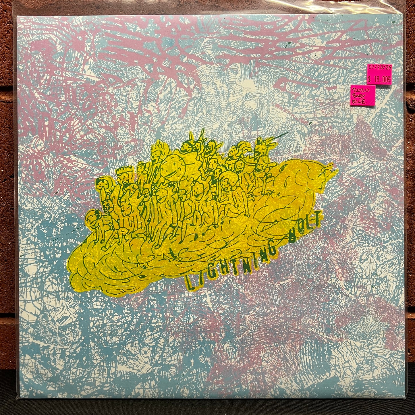 Used Vinyl: Lightning Bolt "Ride The Skies" LP (2020 Press - Baby Blue Vinyl)