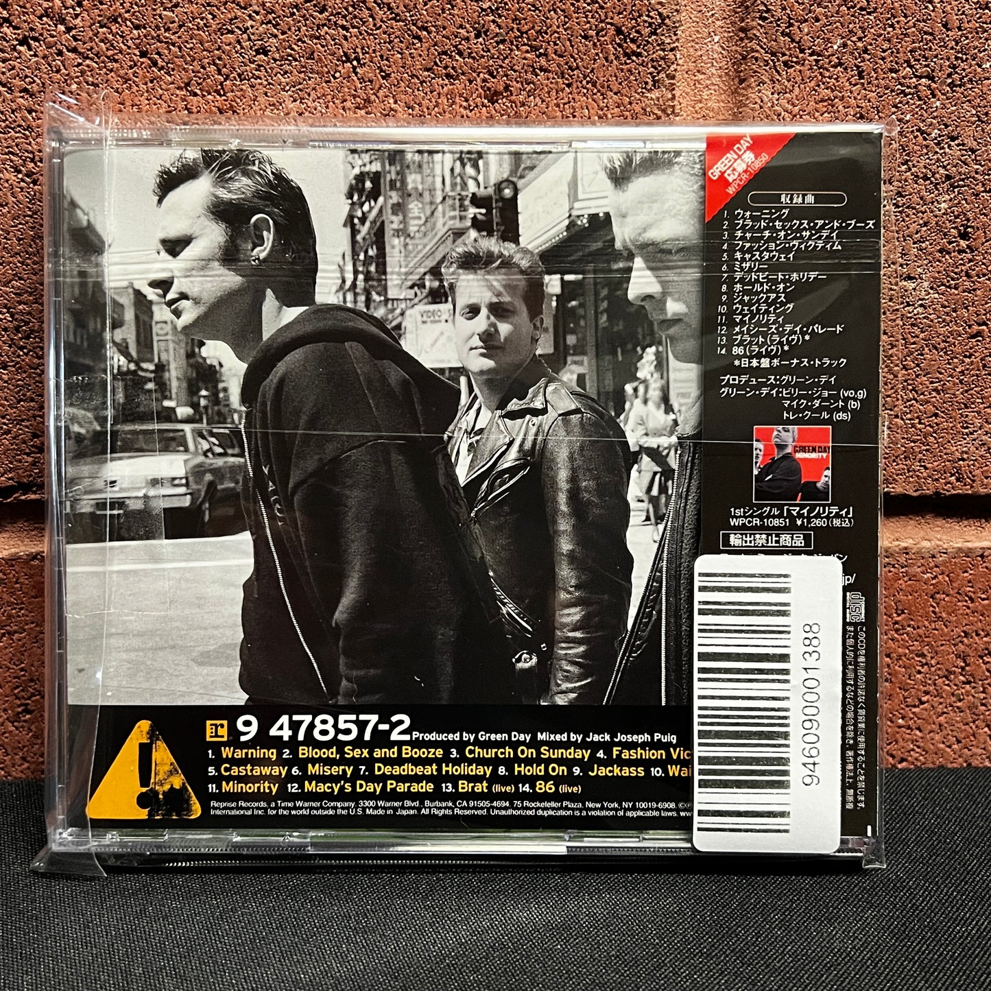 Used CD: Green Day "Warning" CD (2000 Japanese Press w/ Bonus Tracks)