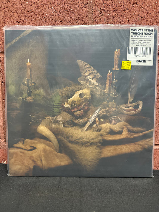 Used Vinyl:  Wolves In The Throne Room ”Primordial Arcana” 2xLP (Three color merge splatter vinyl)