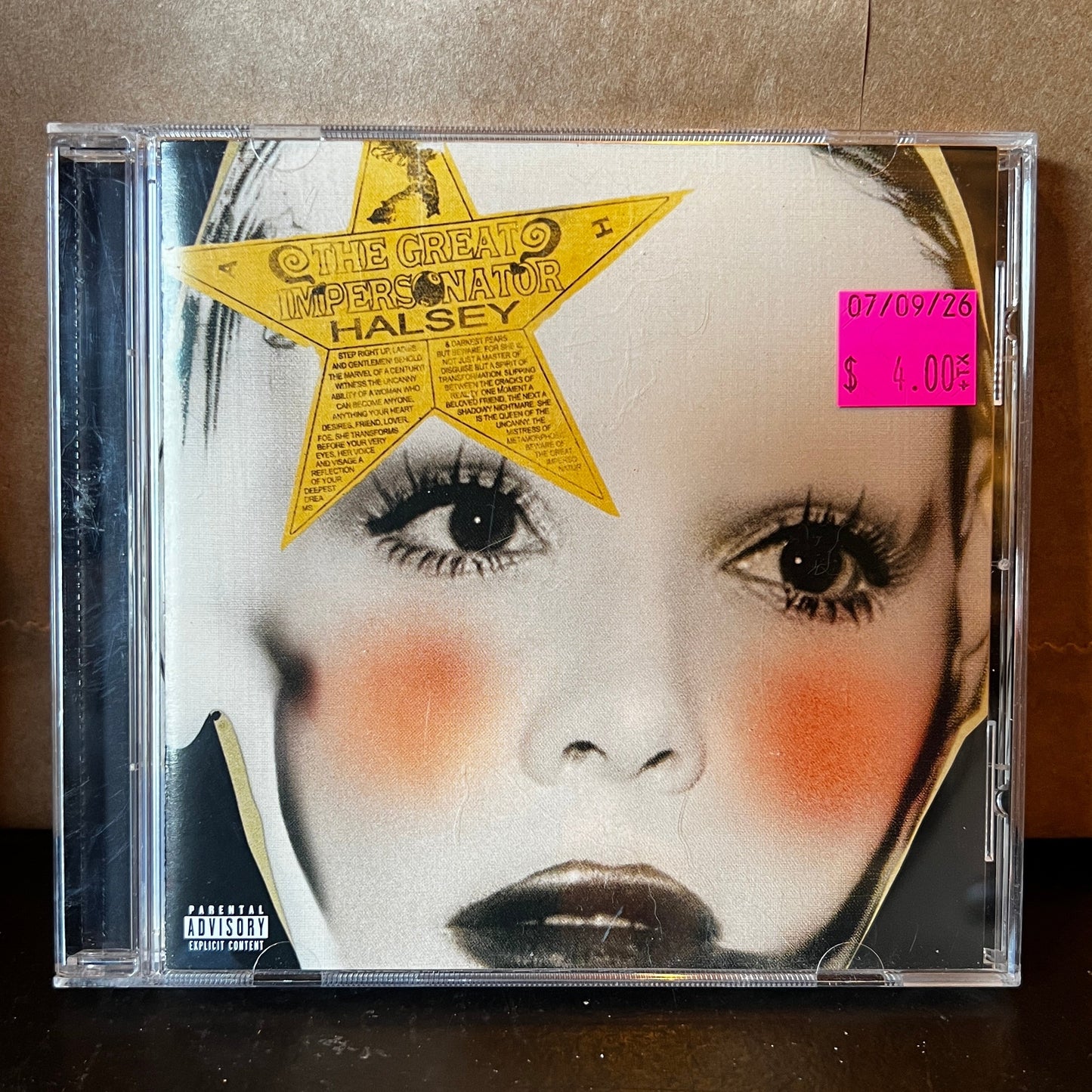 Used CD: Halsey ‎"The Great Impersonator" CD (2024 Press)