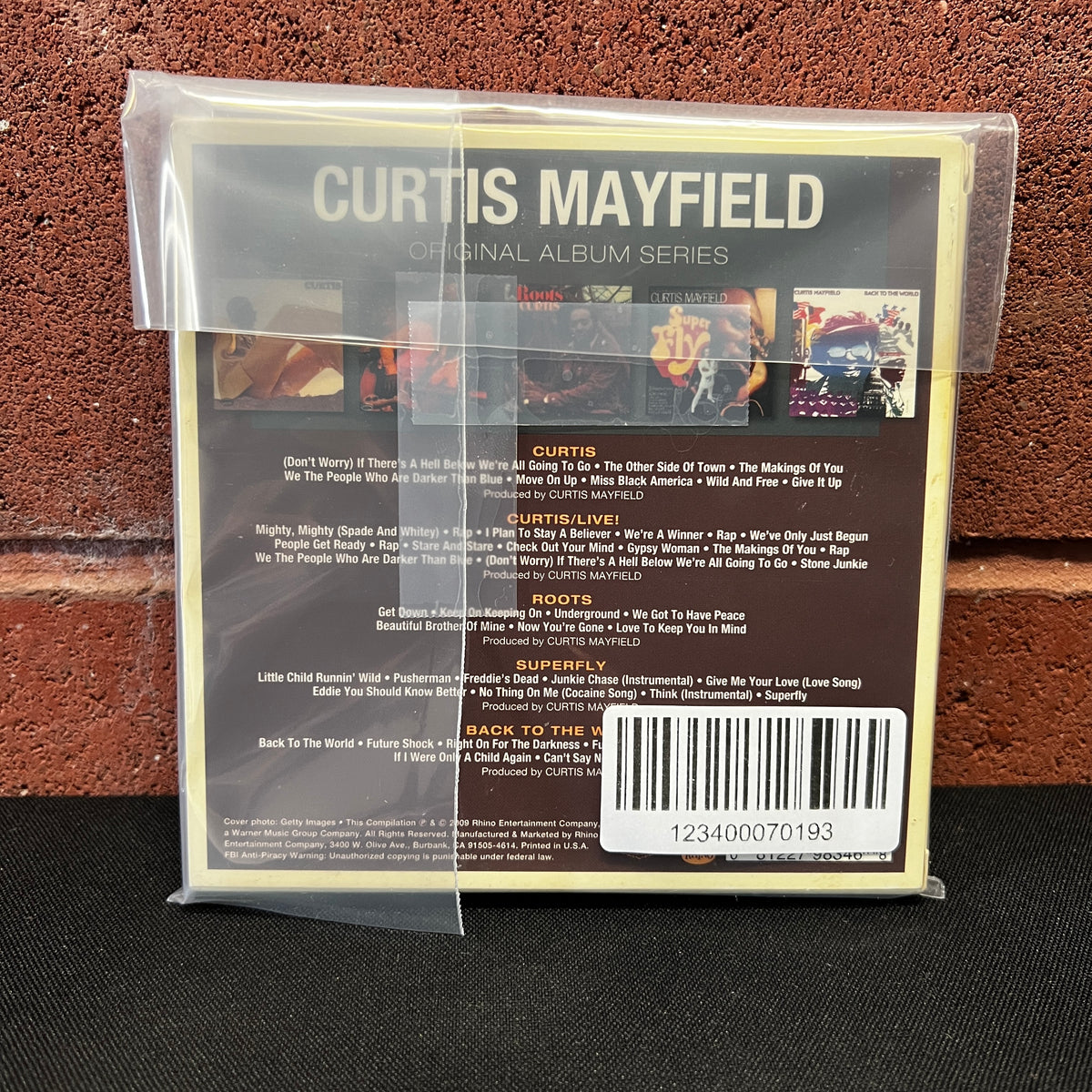 Used CD: Curtis Mayfield "Original Album Series" 5xCD