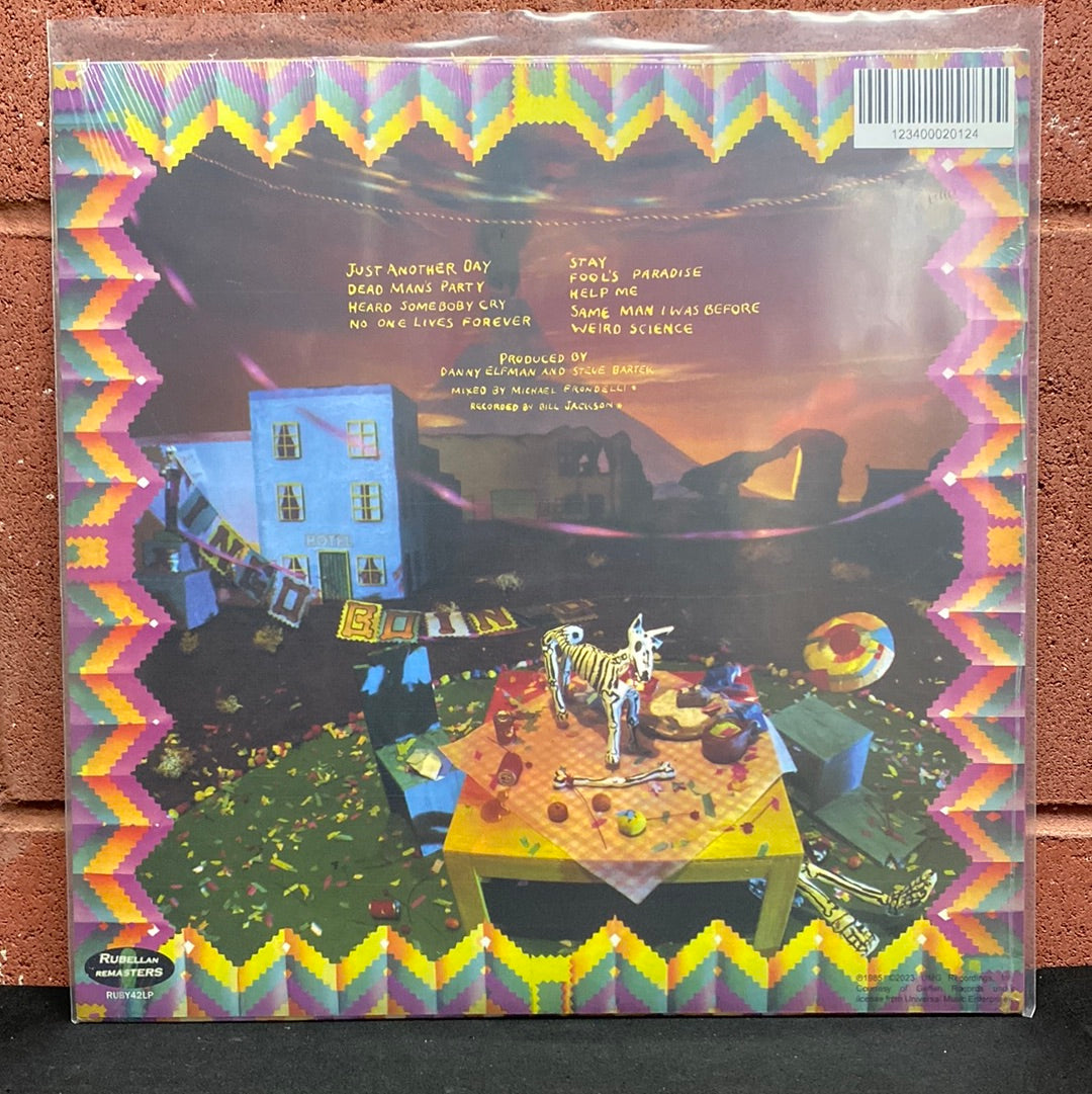 Used Vinyl:  Oingo Boingo ”Dead Man's Party” LP (Pink and blue vinyl)