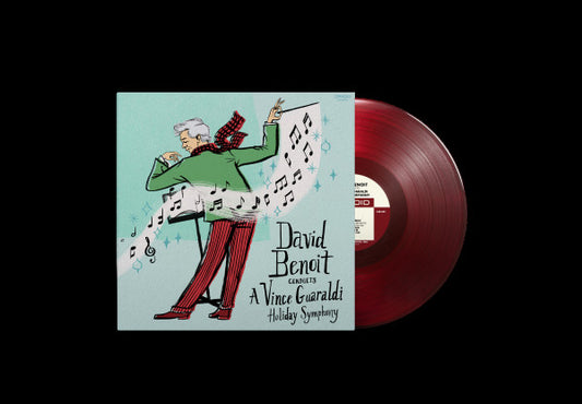 PRE-ORDER: David Benoit "David Benoit Conducts a Vince Guaraldi Holiday Symphony" LP (Red Vinyl)