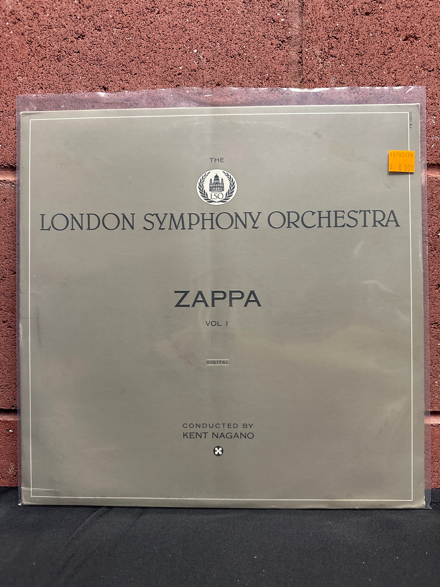 Used Vinyl:  Frank Zappa / London Symphony Orchestra Conducted By Kent Nagano ”The London Symphony Orchestra - Zappa Vol. 1” LP