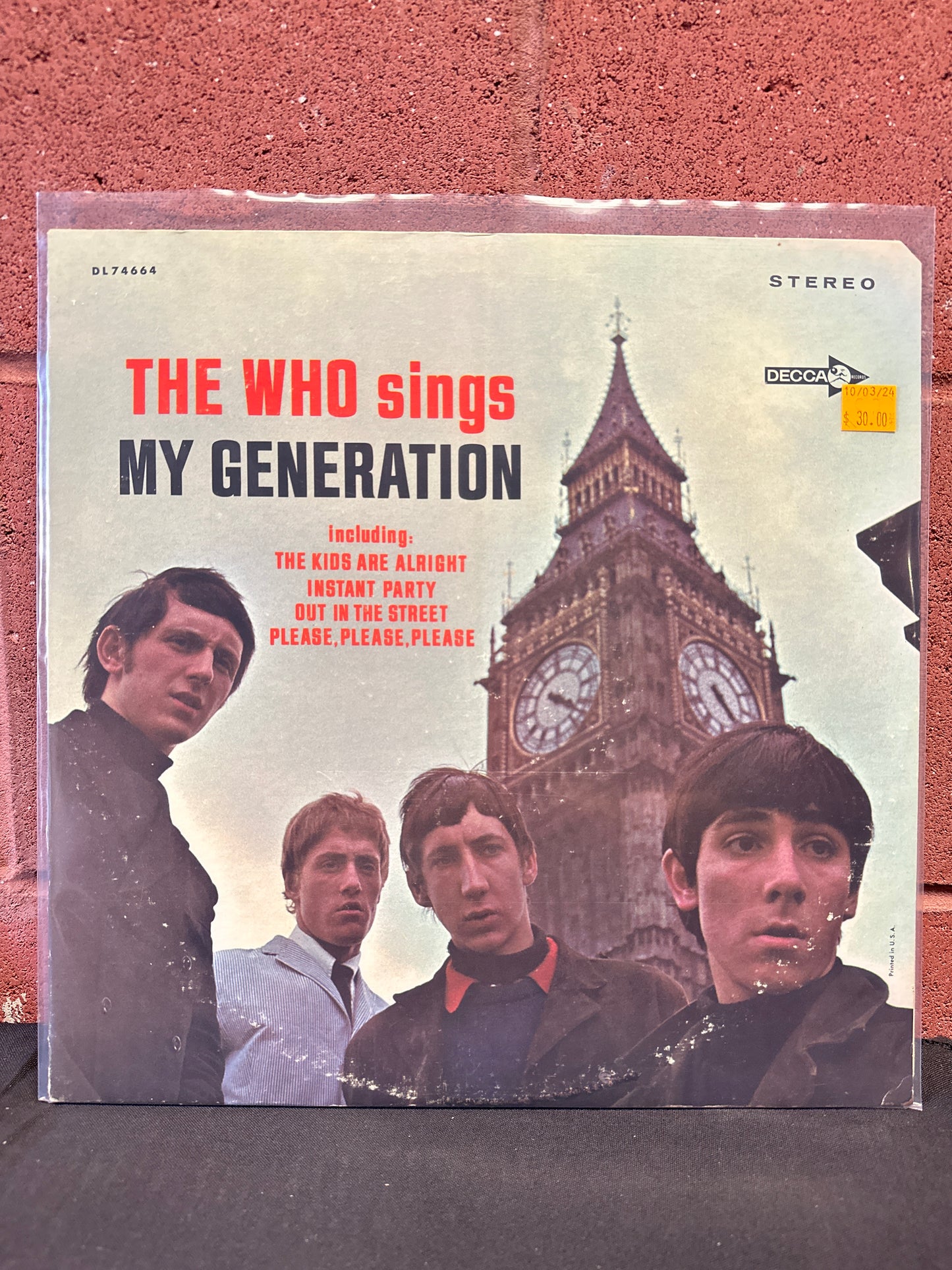 Used Vinyl:  The Who ”The Who Sings My Generation” LP