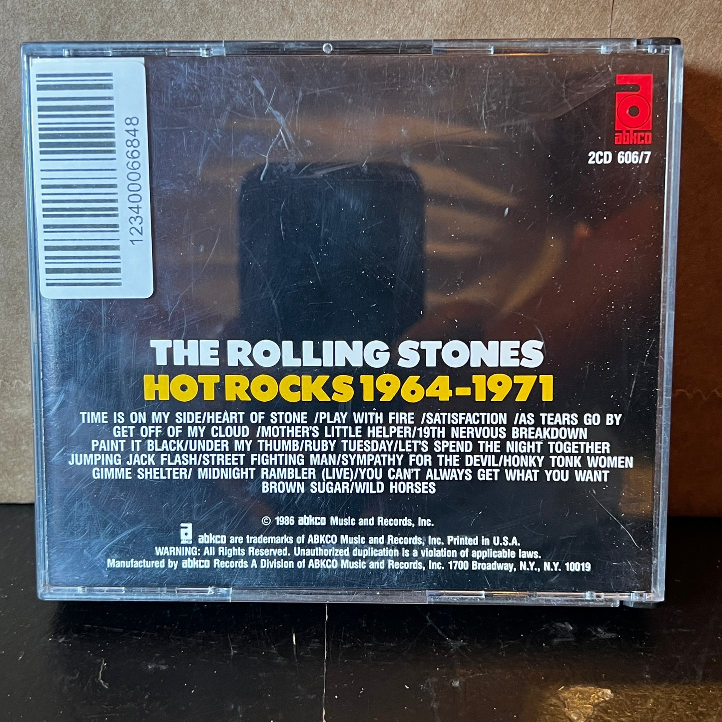 Used CD: The Rolling Stones "Hot Rocks 1964-1971" 2xCD