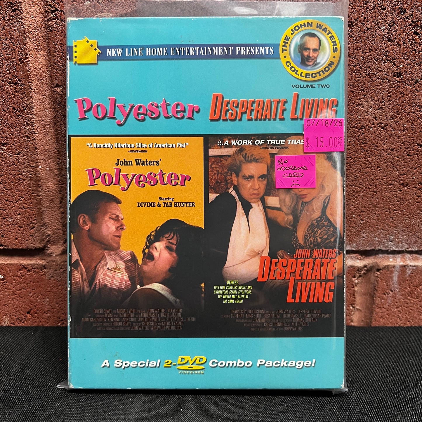 Used DVD: John Waters Collection #2 "Polyester / Desperate Living" 2xDVD