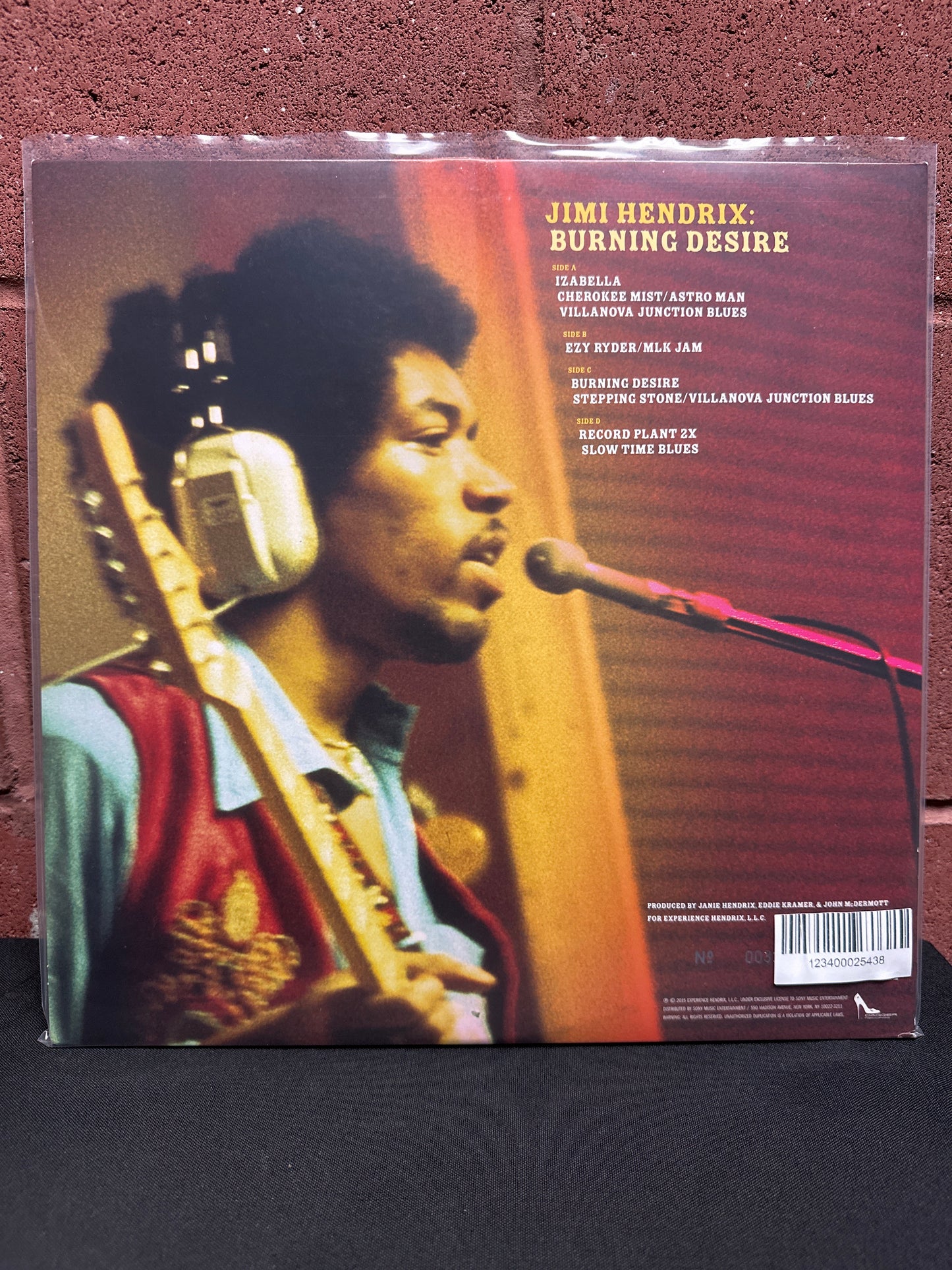 Used Vinyl:  Jimi Hendrix ”Burning Desire” 2xLP