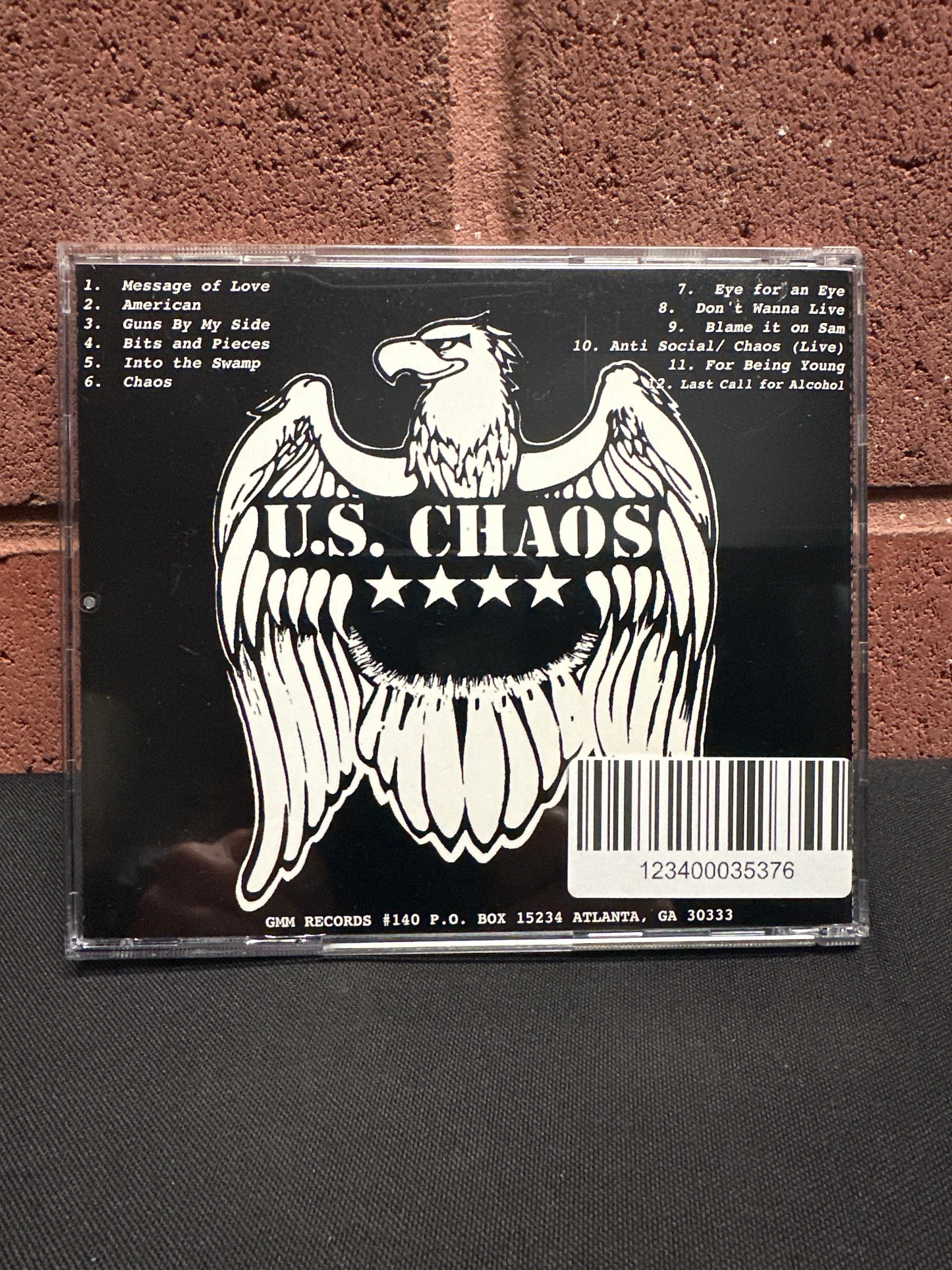 Used CD: U.S. Chaos "We've Got The Weapons" CD