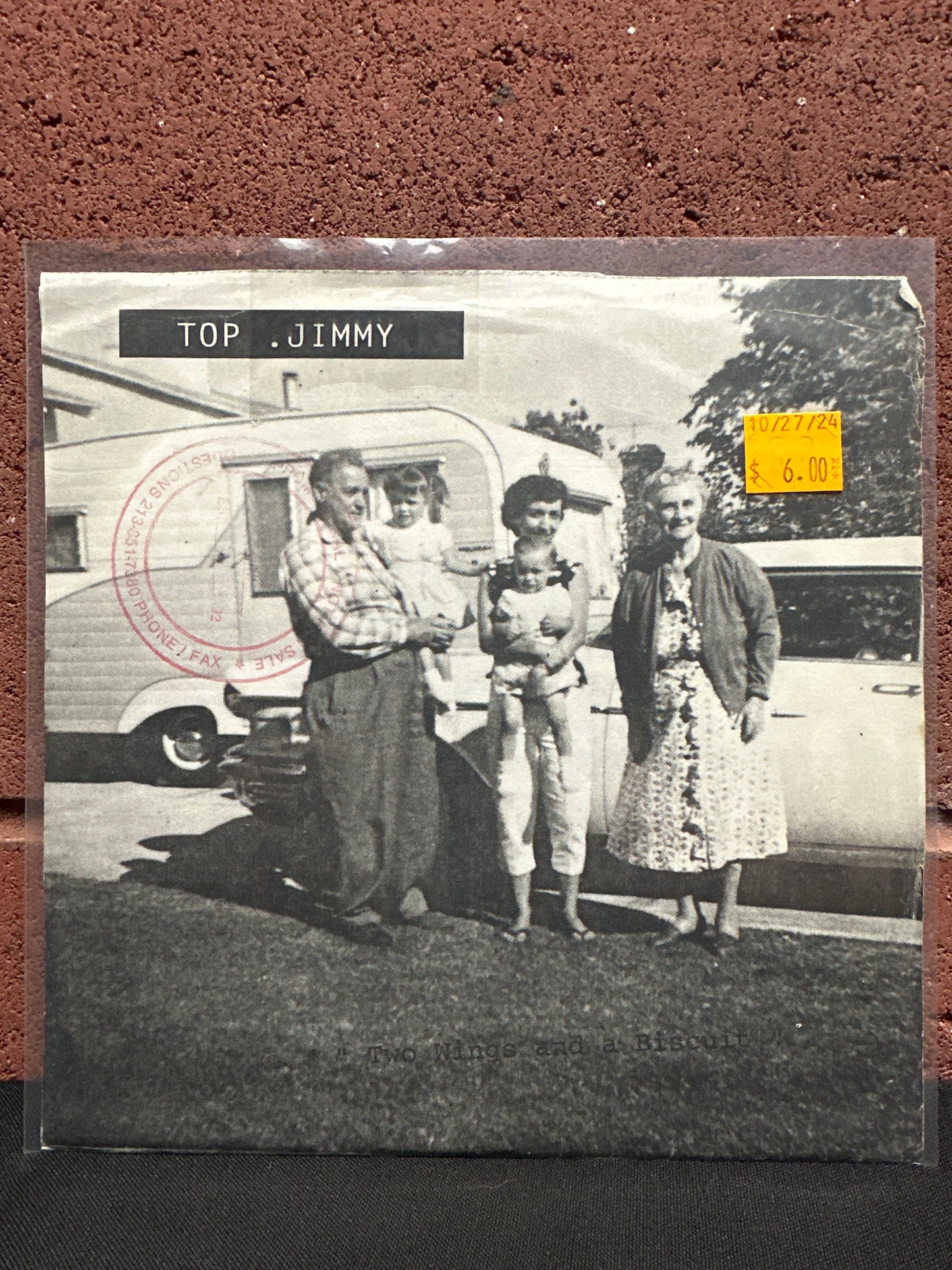 Used Vinyl:  Top Jimmy ”Hole In My Pocket” 7"