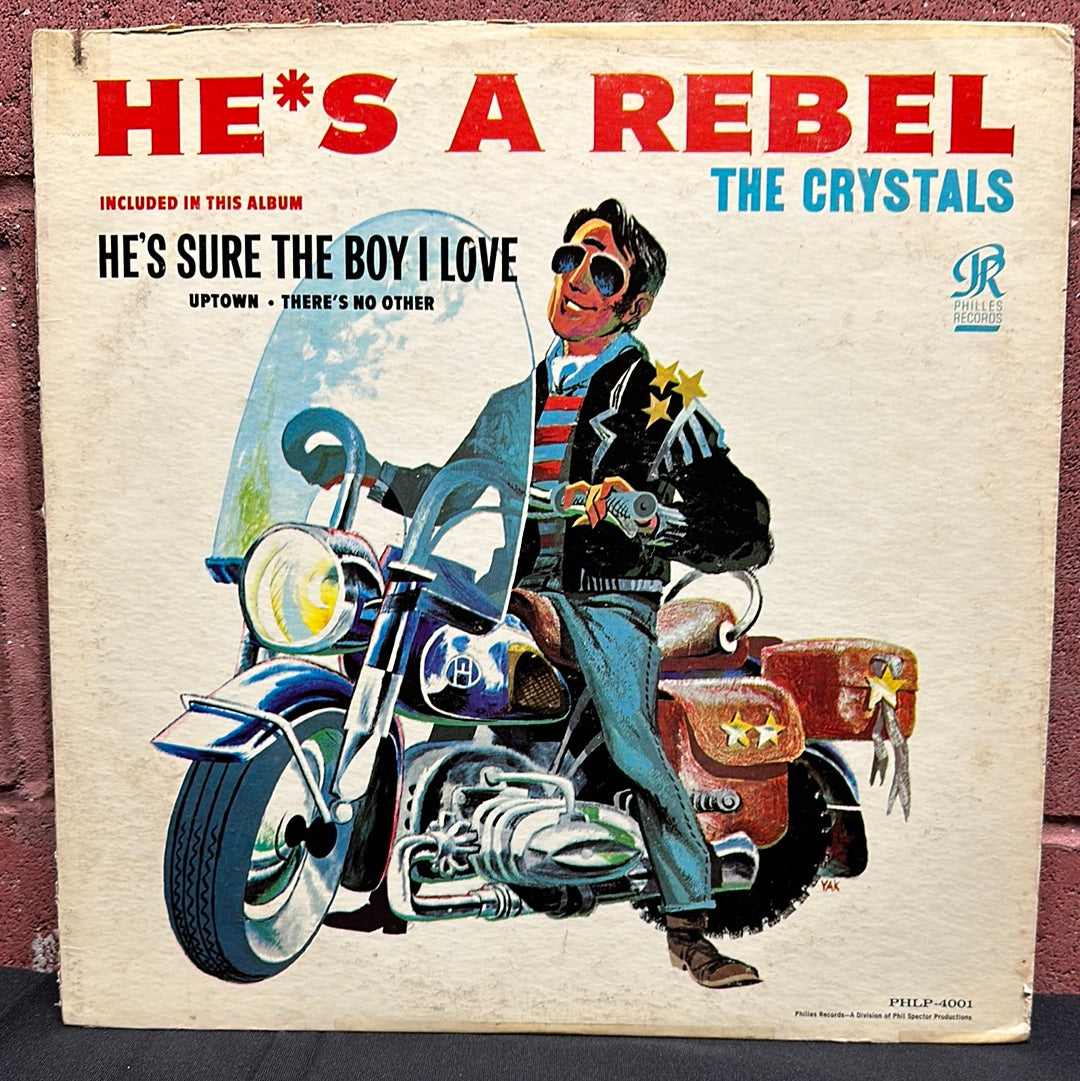 Used Vinyl:  The Crystals ”He's A Rebel” LP