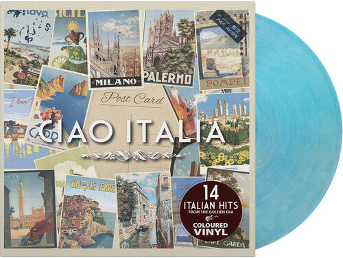 PRE-ORDER: V/A "Ciao Italia" LP (180g Transparent Silver & Blue Vinyl, Import)
