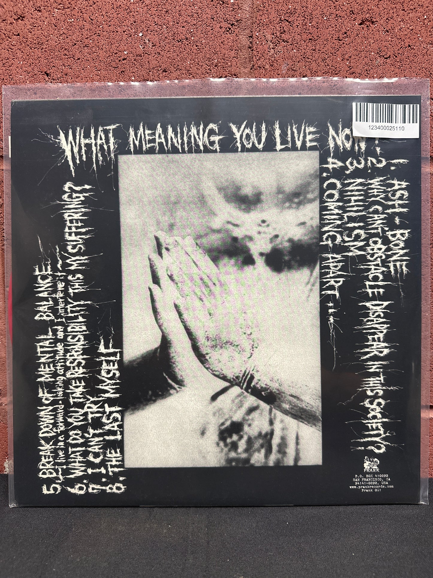 Used Vinyl:  Shikabane ”Why Do You Live?” LP (Red vinyl)