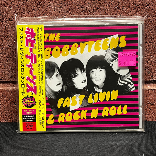 Used CD: The Bobbyteens "Fast Livin & Rock N Roll" CD (1998 Japanese Press w/ Bonus Tracks)