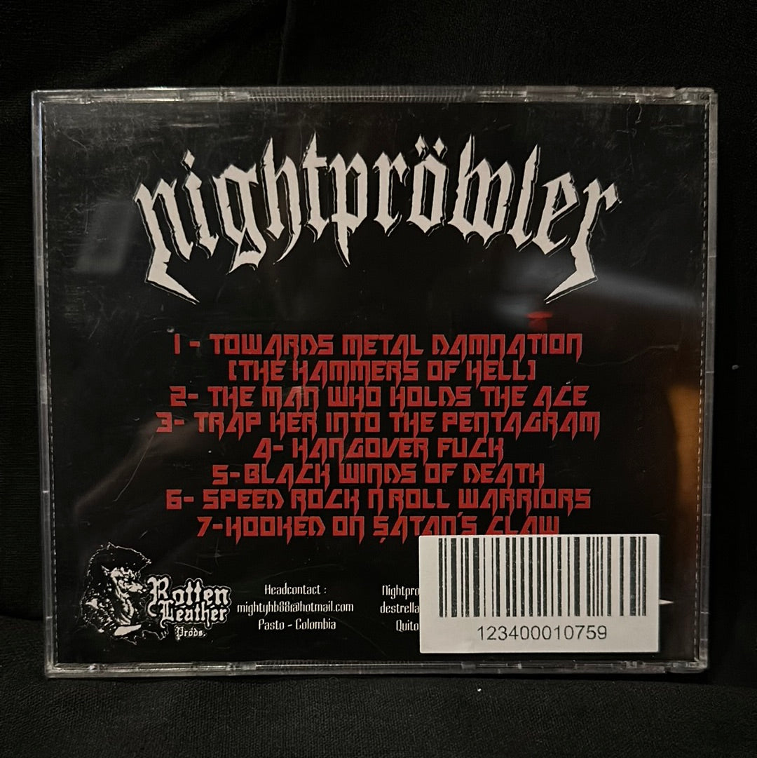 Used CD:  Nightpröwler ”Rock N´ Roll Uproaring Blasphemy” CD