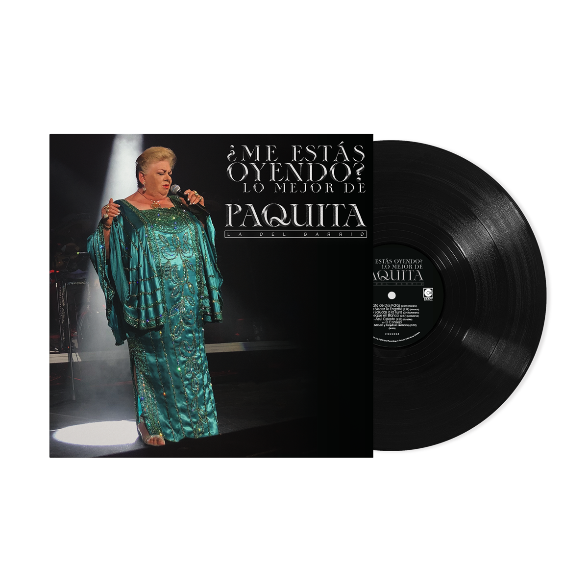 EMBARGO 8/26 PRE-ORDER: Paquita la del Barrio "Me Estas Oyendo: Lo Mejor de Paquita la del Barrio (The Best Of)" LP
