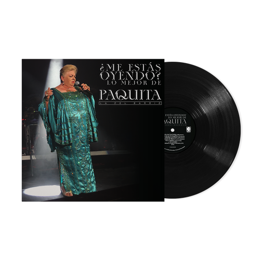 PRE-ORDER: Paquita la del Barrio "Me Estas Oyendo: Lo Mejor de Paquita la del Barrio (The Best Of)" LP