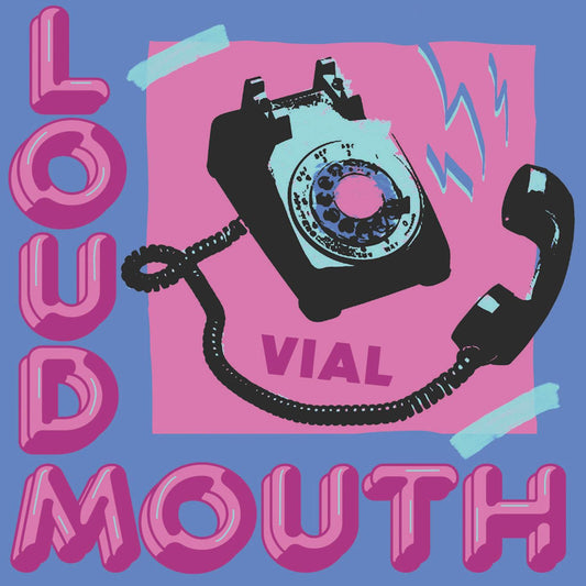 PRE-ORDER: Vial "LOUDMOUTH" LP (Ice Blue w/ Aqua Blue Spokes Vinyl)