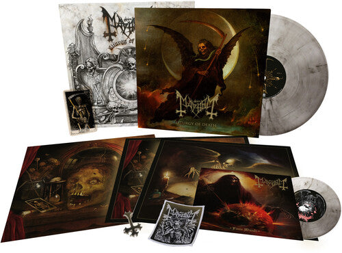 PRE-ORDER: Mayhem "Liturgy Of Death" 2xLP + 7" Box Set (Clear Black Marbled Vinyl)