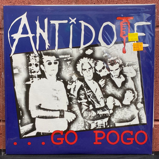 Used Vinyl:  Antidote ”...Go Pogo” LP (Clear with pink and blue vinyl)