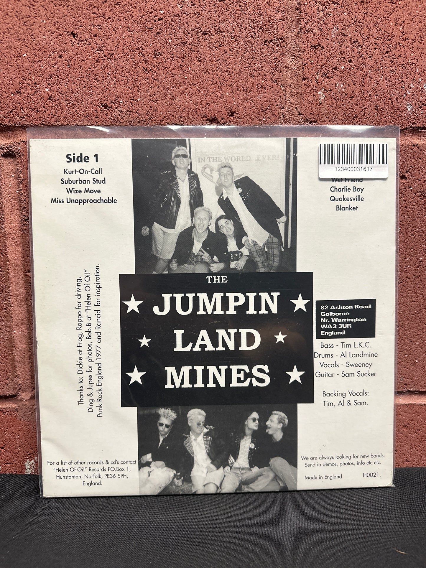 Used Vinyl:  Jumpin Land Mines ”Nobody's Gonna Listen To You” 10" (Silver Vinyl)