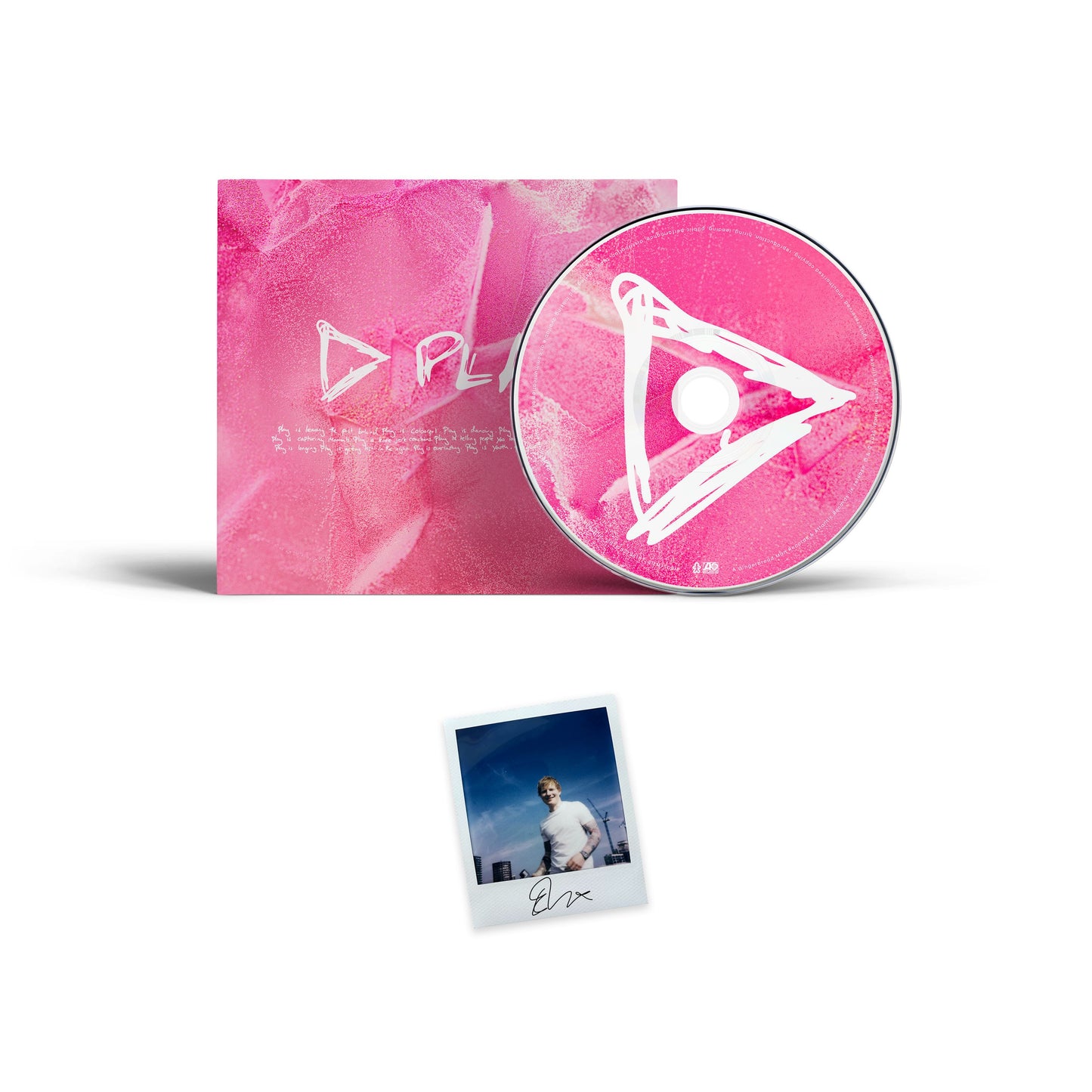 Ed Sheeran "Play" CD (Indie Exclusive Signed Polaroid)