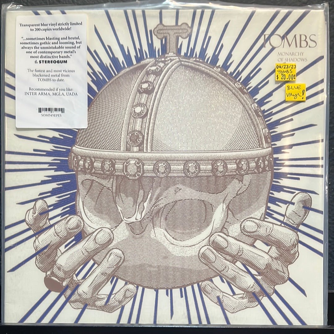 USED VINYL: Tombs “Monarchy of Shadows" EP (12", Blue Vinyl)