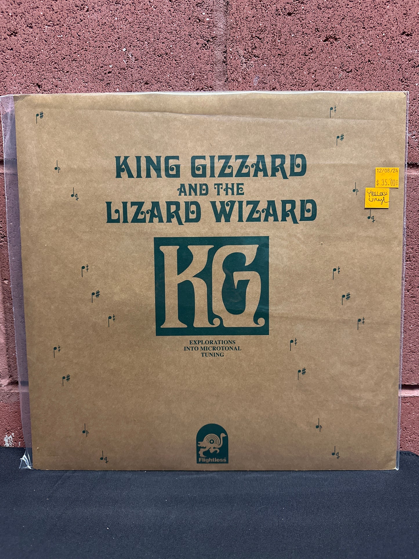 Used Vinyl:  King Gizzard And The Lizard Wizard ”K.G. (Explorations Into Microtonal Tuning Volume 2)” LP (Yellow vinyl)