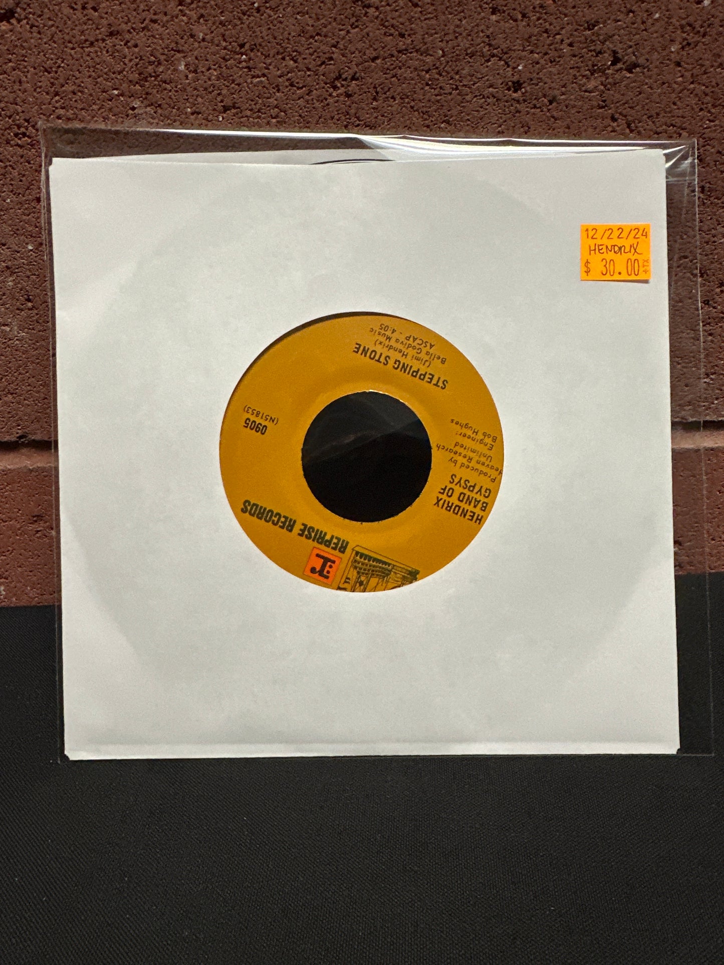 Used Vinyl: Jimi Hendrix Band Of Gypsys "Stepping Stone  / Izabella" 7"