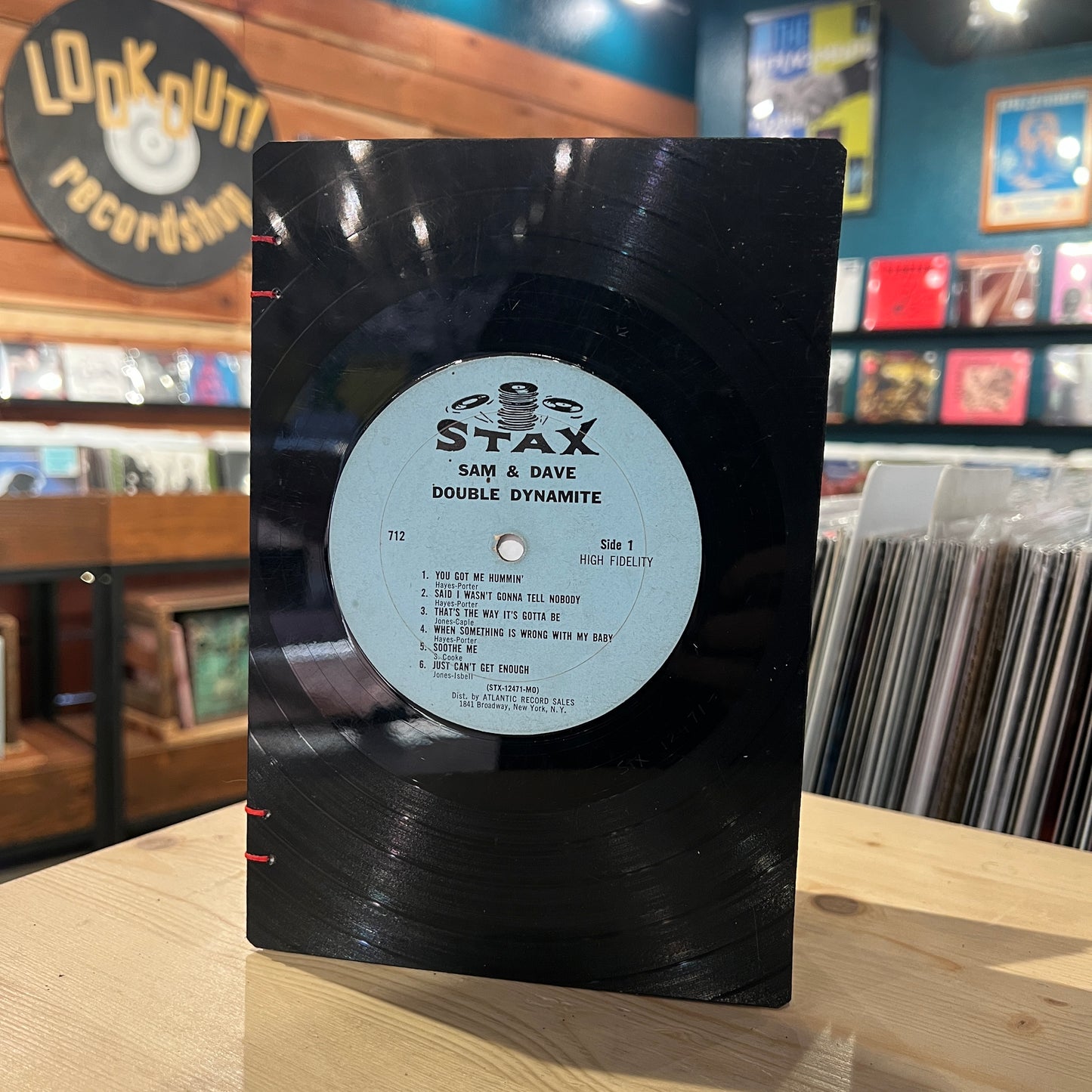 Sam & Dave / James Brown Recycled Vinyl Journal