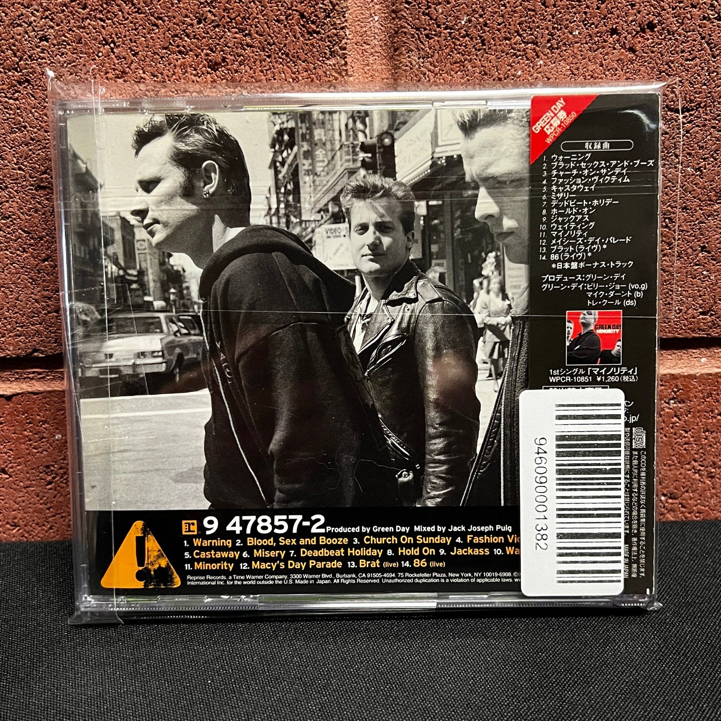 Used CD: Green Day "Warning" CD (2000 Japanese Press w/ Bonus Tracks)