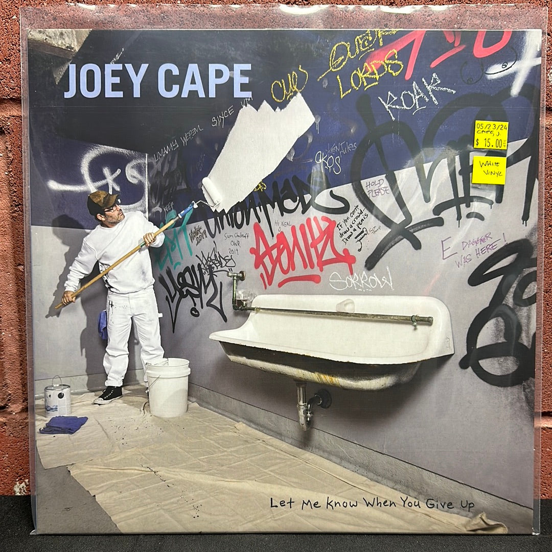 Used Vinyl:  Joey Cape ”Let Me Know When You Give Up” LP (White vinyl)