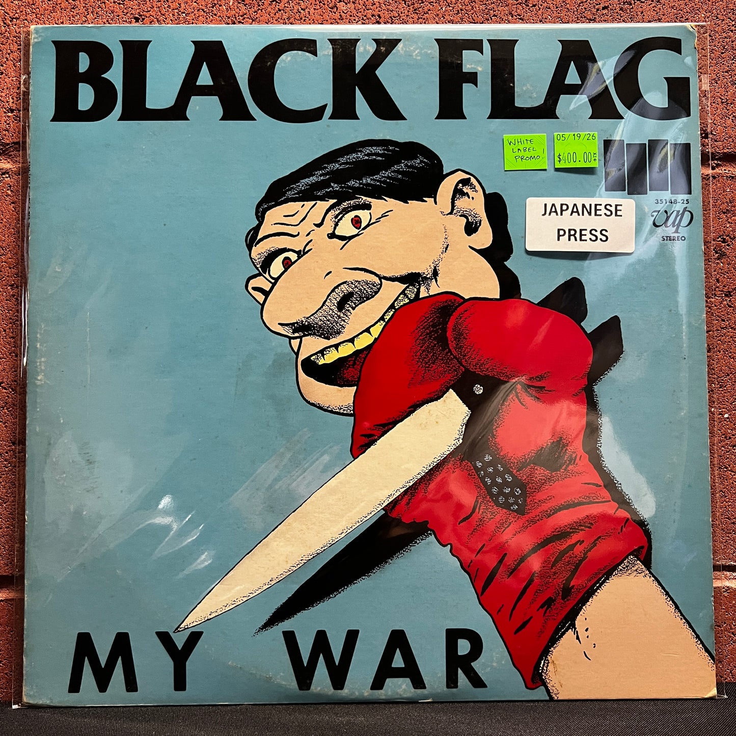 Used Vinyl: Black Flag "My War" LP (1985 Japanese Promo Copy)