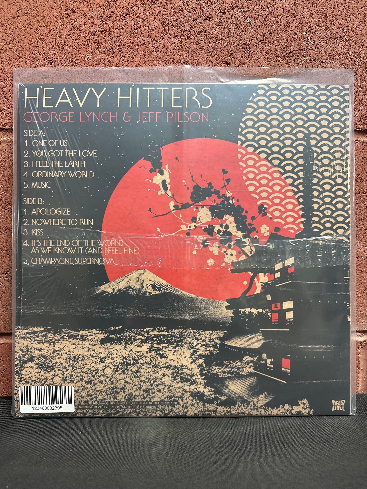 Used Vinyl:  George Lynch & Jeff Pilson ”Heavy Hitters” LP (Red Vinyl)