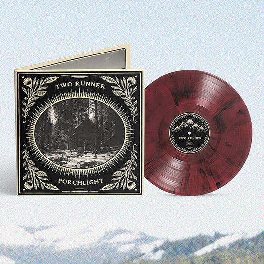 PRE-ORDER: Two Runner "Porchlight" LP (Indie Exclusive "Strawberry Smog" Burgundy & Black Smoke Vinyl)