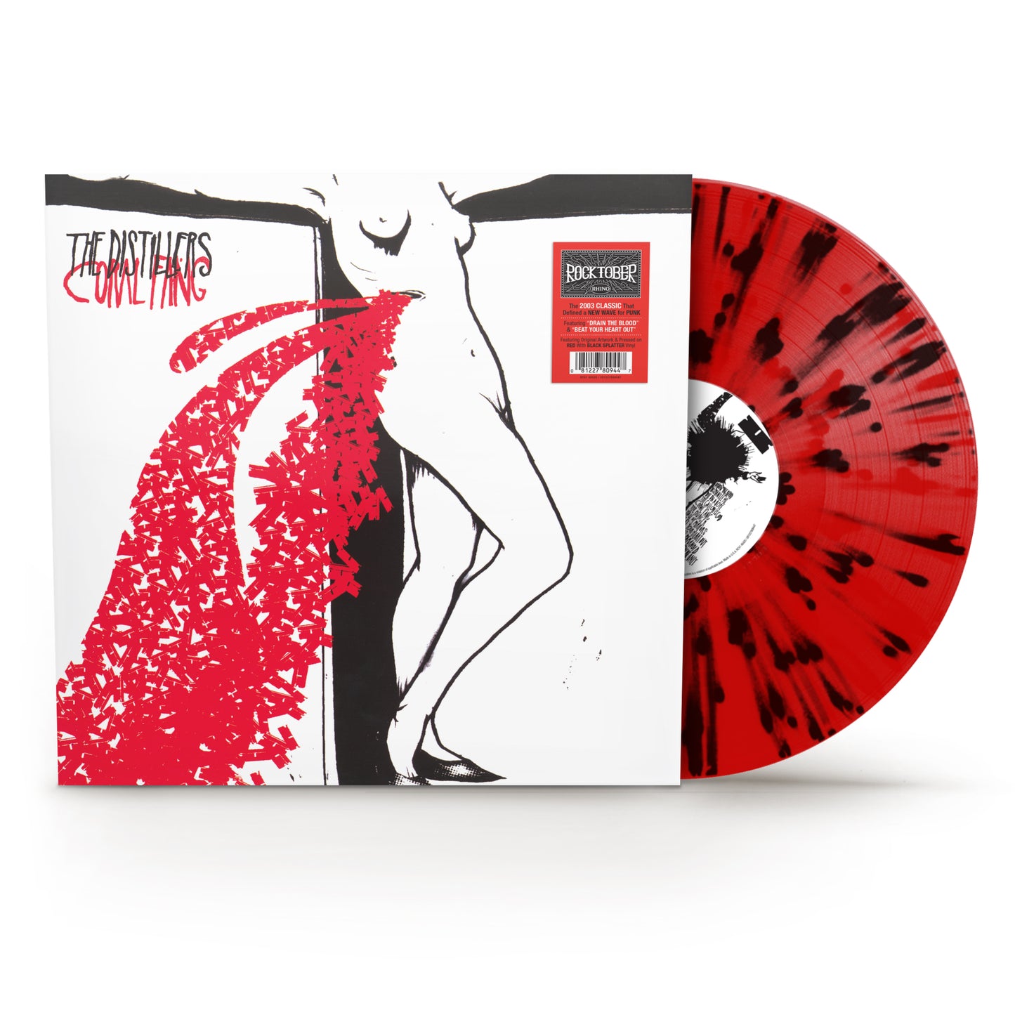 The Distillers "Coral Fang" LP (Red/Black Vinyl)