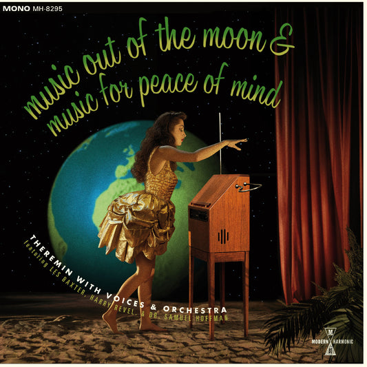 Harry Revel, Les Baxter, & Samuel Hoffman "Music Out Of The Moon / Music For Peace Of Mind" LP (Neon Green Vinyl)