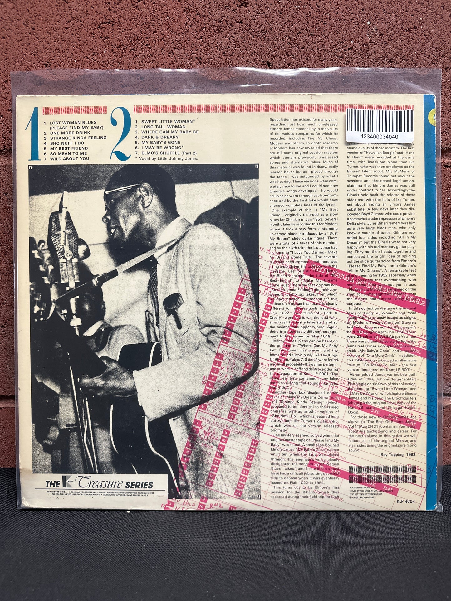 Used Vinyl:  Elmore James ”King Of The Slide Guitar” LP