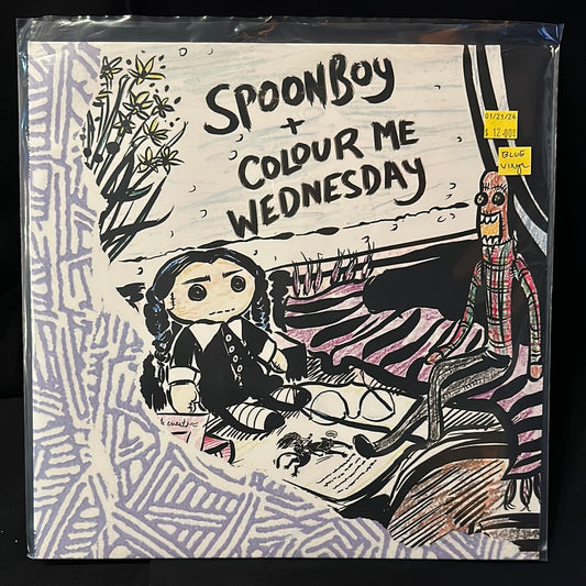 Used Vinyl:  Spoon Boy + Colour Me Wednesday ”Split” 12" (Blue vinyl)