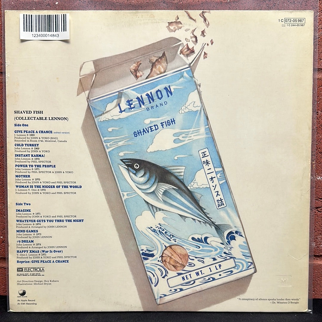 Used Vinyl:  John Lennon & The Plastic Ono Band ”Shaved Fish” LP