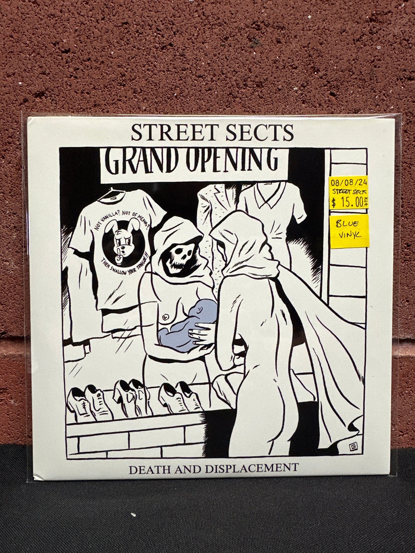 Used Vinyl:  Street Sects ”Gentrification III: Death And Displacement” 7" (Blue vinyl)