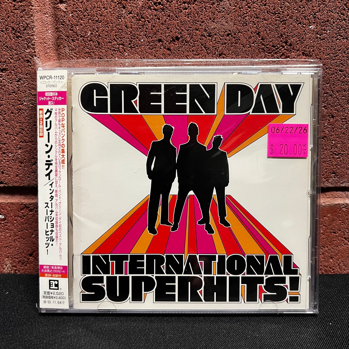 Used CD: Green Day "International Superhits!" CD (2002 Japanese Press w/ Sticker!)
