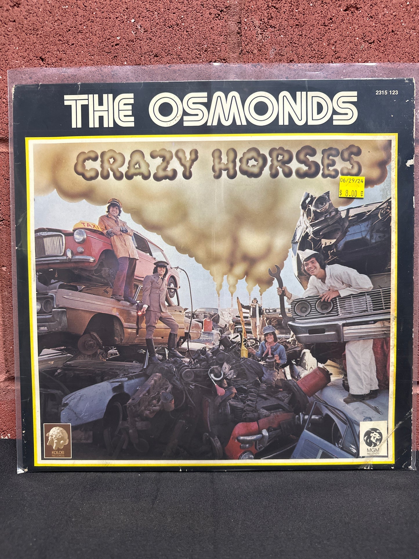 Used Vinyl:  The Osmonds ”Crazy Horses” LP